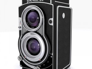 vintage flexaret camera Modèle 3D