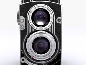 vintage flexaret camera Modèle 3D