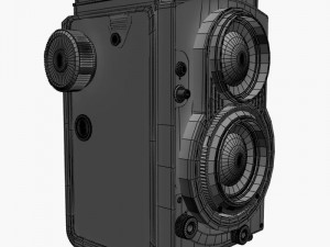 vintage flexaret camera Modèle 3D