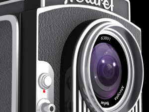 vintage flexaret camera Modèle 3D