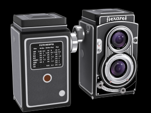 vintage flexaret camera Modèle 3D