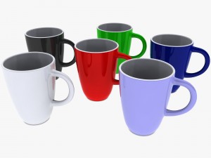 coffee mug 02 3D Model