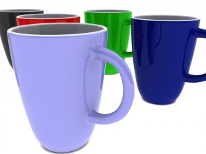 coffee mug 02 3D Модель