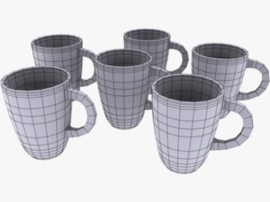 coffee mug 02 3D Модель