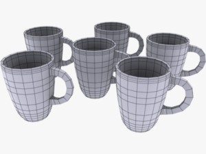 coffee mug 02 3D Модель