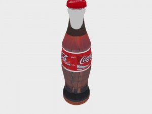 coca cola bottle 3D-Modell