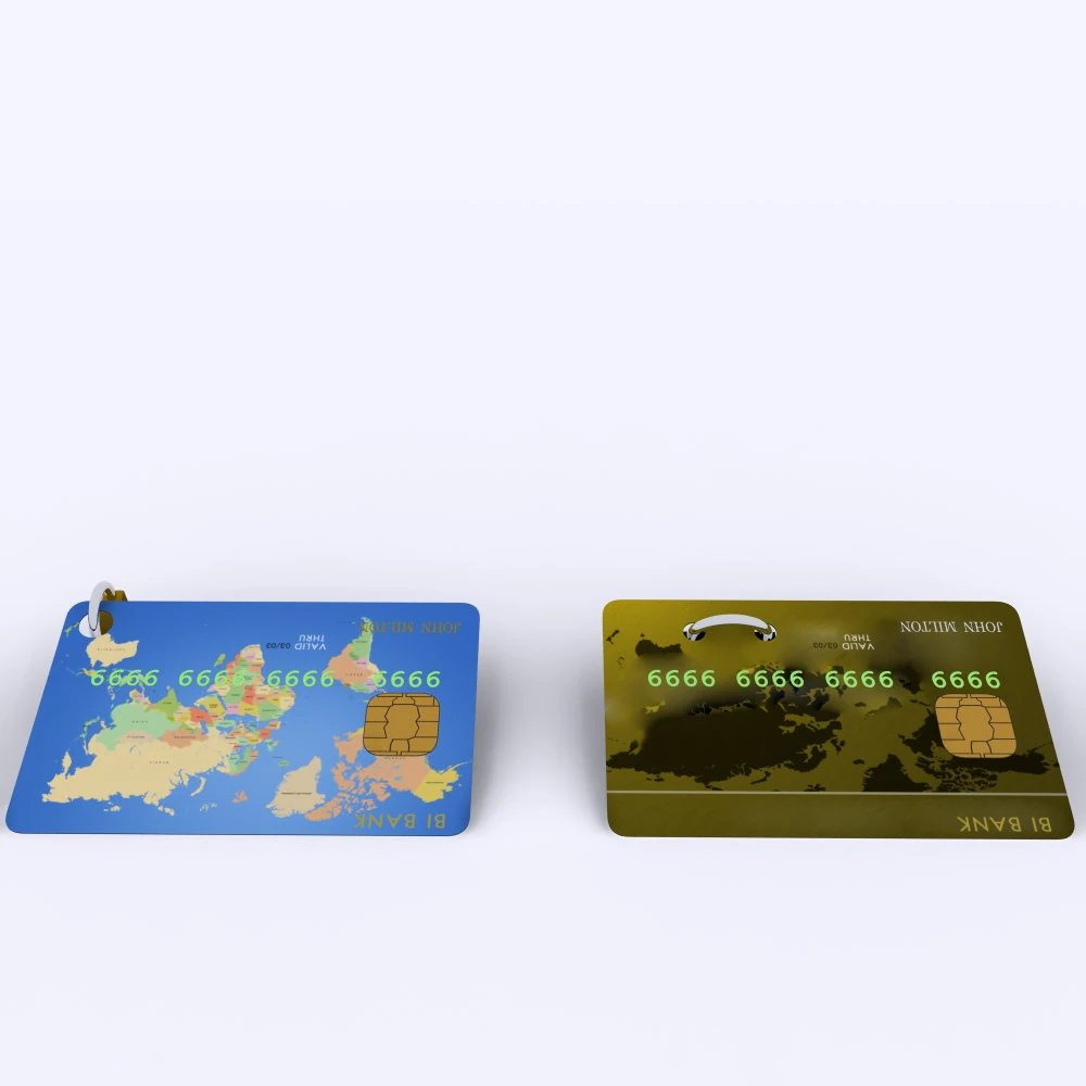 credit card 3D Model .c4d .max .obj .3ds .fbx .stl .blend 