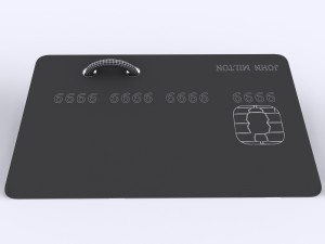 credit card Model 3D