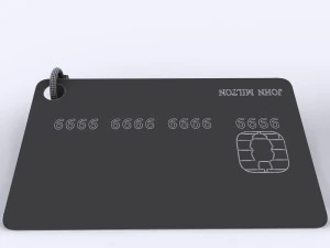 credit card 3D Model