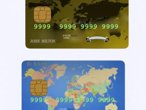 credit card 3D Model