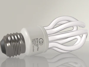 енергозберігаюча лампочка 02 3D Модель