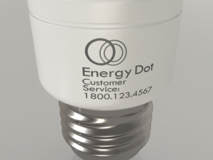 energy saving bulb 02 3D 모델