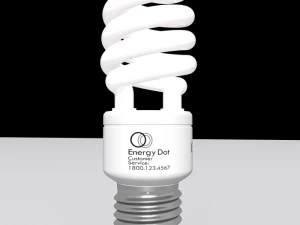 energy saving bulb 03 3D Model