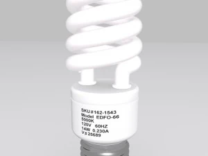 energy saving bulb 03 3D Model