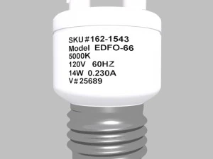 energy saving bulb 03 3D Model
