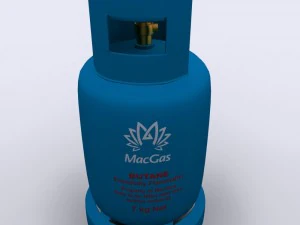 가스 실린더 3D 모델