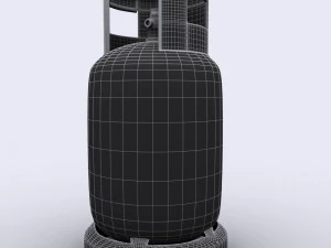 gas cylinder 3D Model