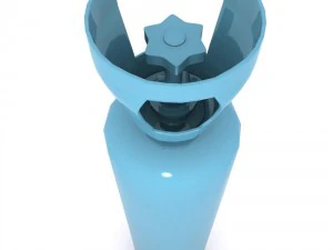 gas cylinder 02 3D Model