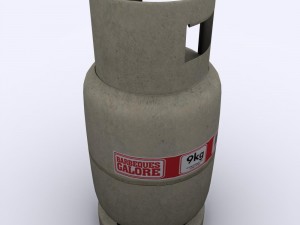 gas cylinder 03 Model 3D