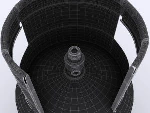 gas cylinder 03 3D Model