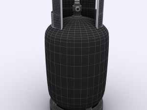 gas cylinder 03 Model 3D