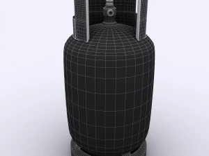 gas cylinder 03 3D Model