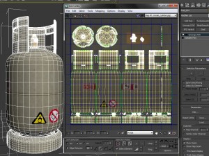 gas cylinder 03 Model 3D