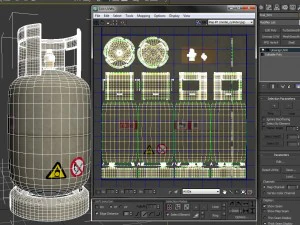 gas cylinder 03 3D Model