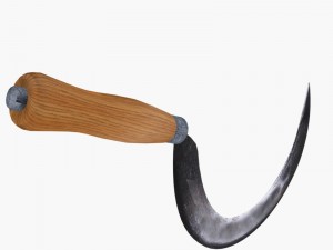 grass sickle Modelo 3D