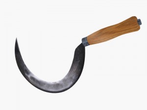 grass sickle Modelo 3D