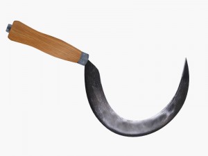 grass sickle Modelo 3D