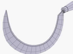 grass sickle Modelo 3D