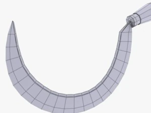grass sickle 3D Model