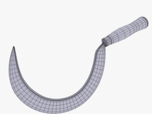 grass sickle Modelo 3D