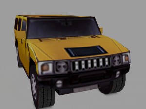 hummer h2 4wd Modello 3D