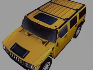 hummer h2 4wd 3D Model
