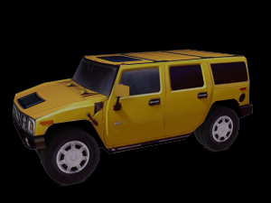 hummer h2 4wd Modello 3D