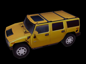 hummer h2 4wd Modello 3D