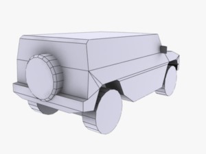hummer h2 4wd Modello 3D
