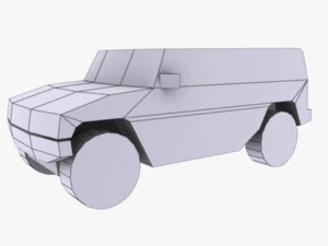 hummer h2 4wd 3D Model