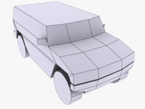 hummer h2 4wd Modello 3D
