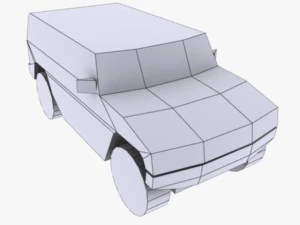 hummer h2 4wd 3D Model