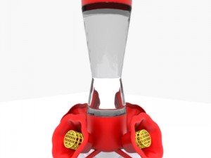 humming bird feeder 3D 모델