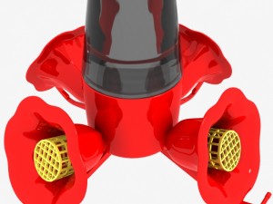humming bird feeder 3D 모델