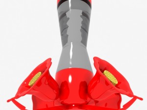 humming bird feeder 3D 모델