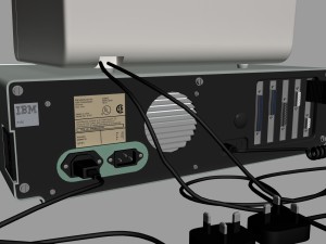 ibm 5150 personal computer Model 3D