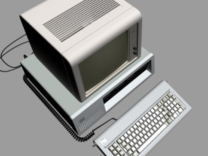 ibm 5150 personal computer Model 3D