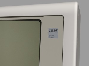 ibm 5150 personal computer Model 3D