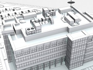 modern office building 525 almanor ave 3D Model