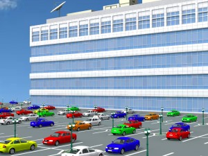 modern office building 525 almanor ave 3D Model